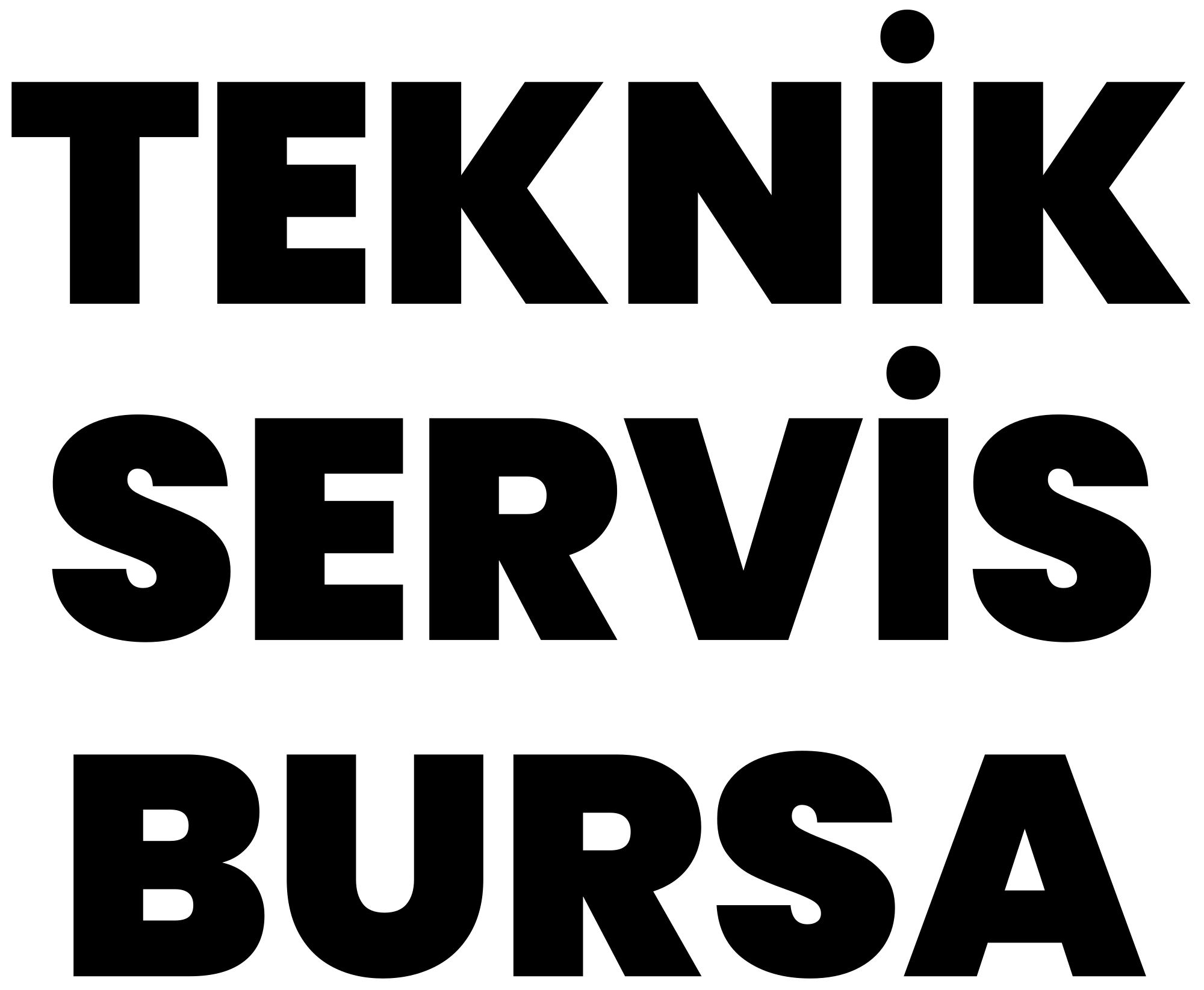 TEKNİK SERVİS BURSA